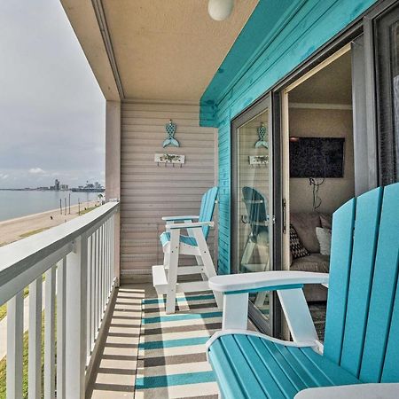 Updated Front Beach Condo With Resort Amenities! Corpus Christi Exteriör bild