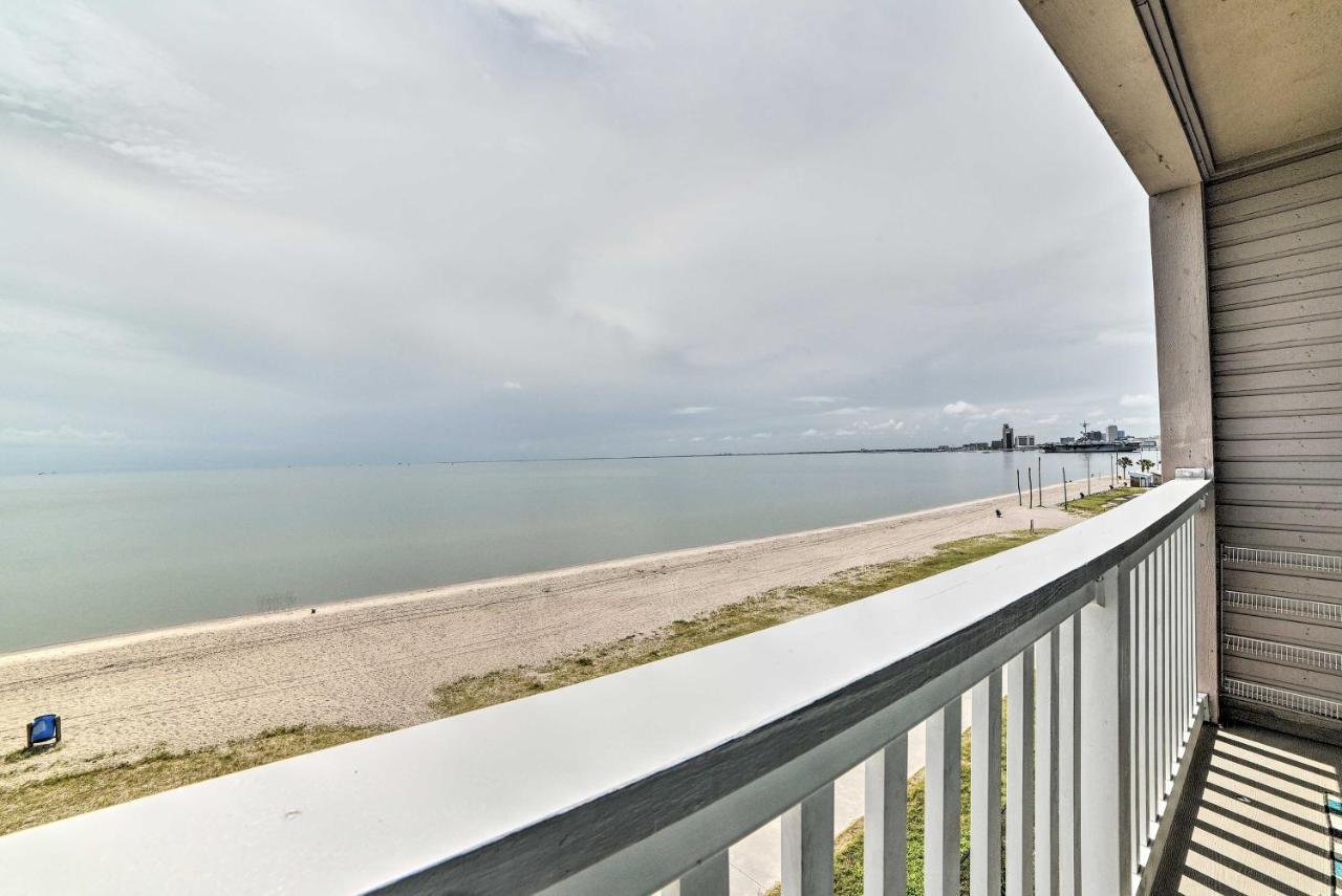 Updated Front Beach Condo With Resort Amenities! Corpus Christi Exteriör bild