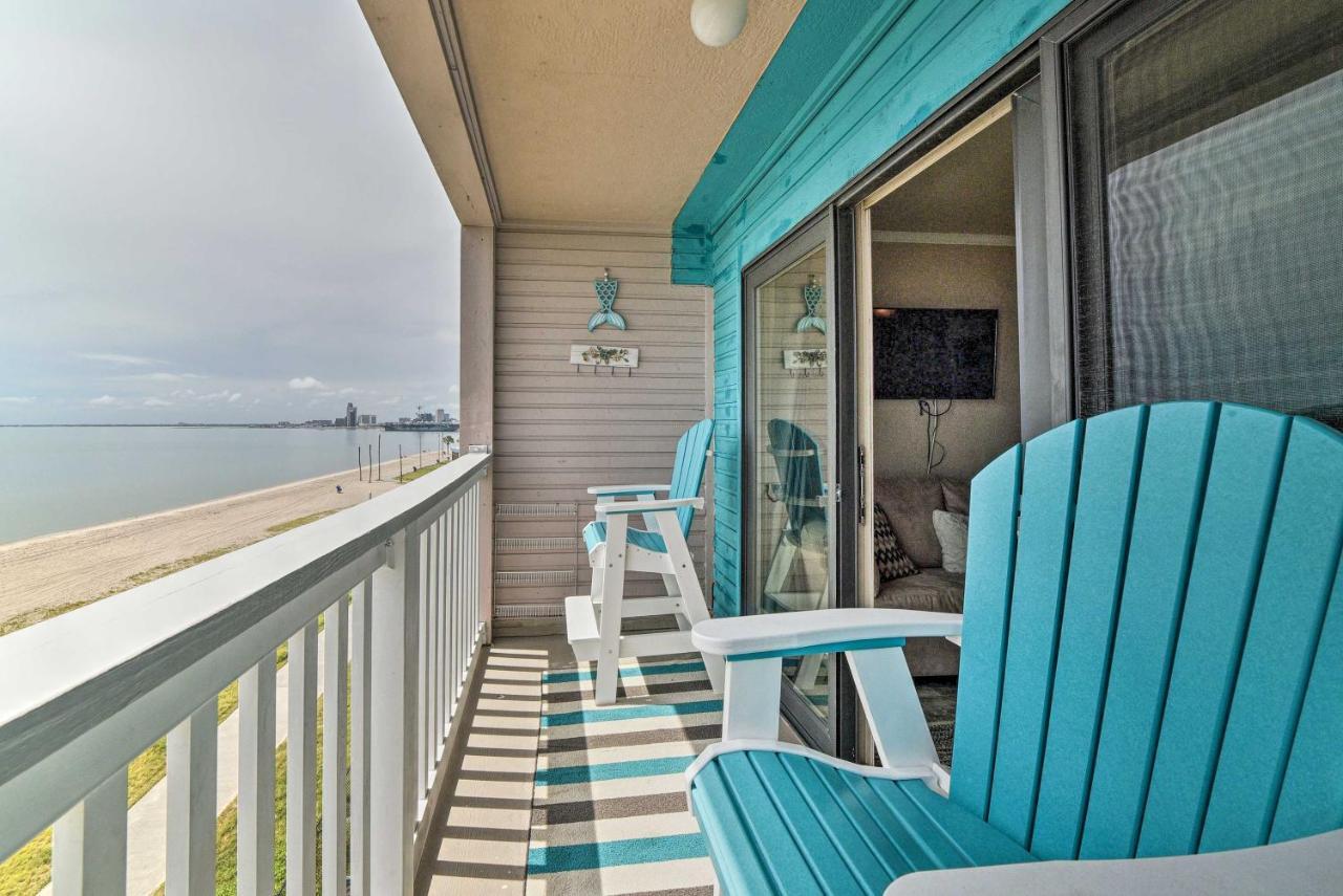 Updated Front Beach Condo With Resort Amenities! Corpus Christi Exteriör bild
