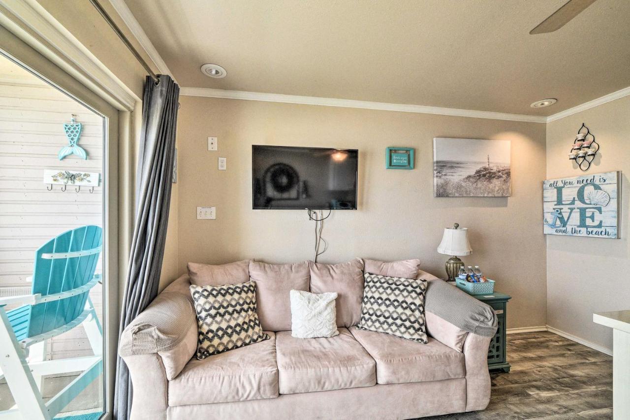 Updated Front Beach Condo With Resort Amenities! Corpus Christi Exteriör bild